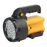 Б0031033 Фонарь-прожектор аккумуляторный Альфа PA-602 19LED литиевый аккум. 3А.ч ЗУ 220В + 12В (инд. упак.) Эра 