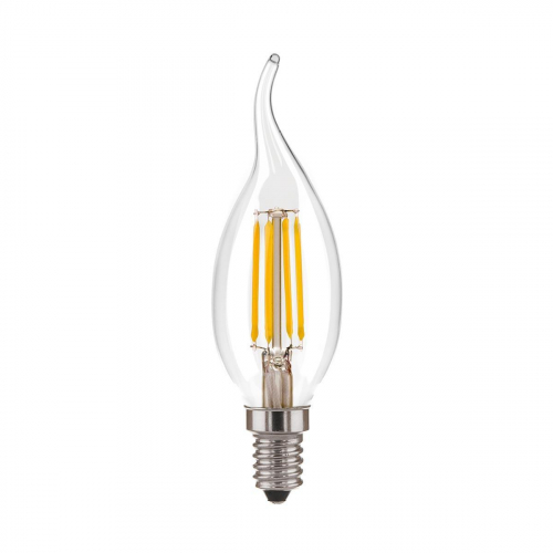 Лампа светодиодная филаментная диммируемая Elektrostandard E14 5W 4200K прозрачная a055830 в г. Санкт-Петербург 