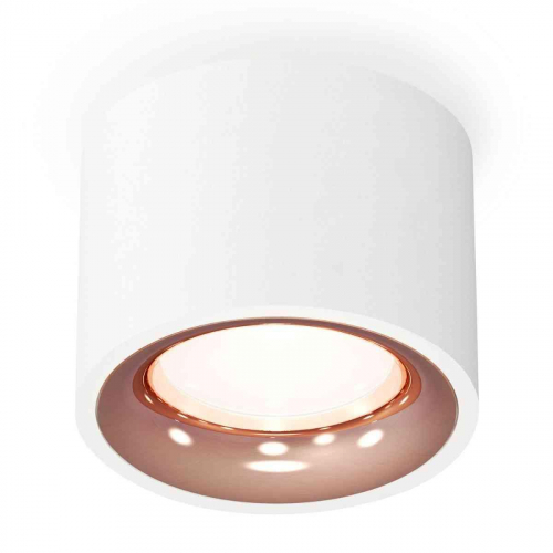 Комплект накладного светильника Ambrella light Techno Spot XS7510025 SWH/PPG белый песок/золото розовое полированное (C7510, N7015) в г. Санкт-Петербург 