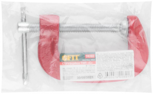 59202 Струбцина тип "G" 50мм 2дюйм FIT  фото 3