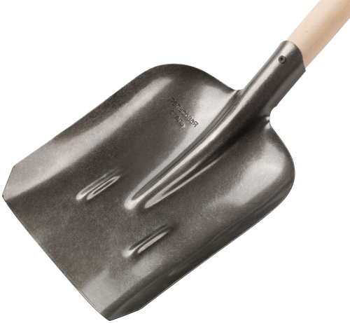 Лопата совковая, "рельсовая сталь", с деревянным черенком  235х350х1420 мм в г. Санкт-Петербург  фото 3