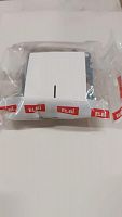 609-010200-201 Выключатель 1-кл. СП Zena 10А IP20 с LED-подсветкой механизм бел. ABB 