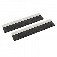 BSCE3045C Буртик щеточный на алюм. держателе 300х45 (уп.2шт) Basic EKF 