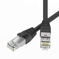 RN6ASF4510BK-28 Патч-корд экранированный SLIM CAT6A S/FTP 4х2 28 AWG LSZH 1м черн. DKC 