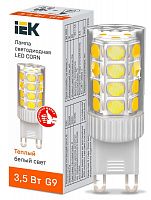 Лампа светодиодная CORN 3.5Вт капсула 3000К G9 230В керамика IEK LLE-CORN-4-230-30-G9 в г. Санкт-Петербург 