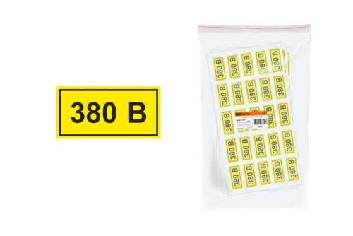 SQ0817-0011 Символ "380В" 20х40мм TDM