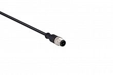 SKM12F4YXP5 Кабель соединительный 5м со штепселем M12х4 ПУ IP68 EMAS 