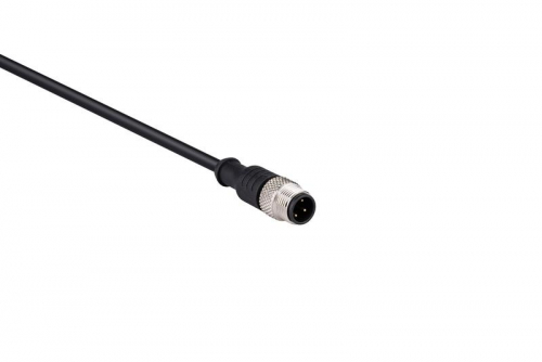 SKM12F4YXV2 Кабель соединительный 2м со штепселем M12х4 ПВХ IP68 EMAS 