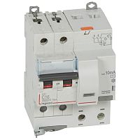Выключатель автоматический дифференциального тока 2п C 16А 10мА тип AC 10кА DX3 4мод. Leg 411150 в г. Санкт-Петербург 