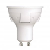 Лампа светодиодная диммируемая Uniel GU10 6W 3000K матовая LED-JCDR 6W/WW/GU10/FR/DIM PLP01WH UL-00003990 в г. Санкт-Петербург 