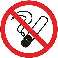 Табличка ПВХ информационный знак "Курить запрещено" 200х200мм Rexant 56-0035-2 в г. Санкт-Петербург 