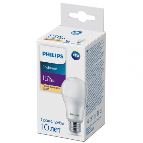 Лампа светодиодная Ecohome LED Bulb 15Вт 1350лм E27 830 RCA Philips 929002305017 в г. Санкт-Петербург  фото 2