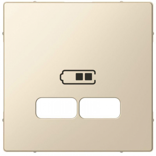 Накладка центральная Merten для механизма USB 2.1А SM беж. SchE MTN4367-0344