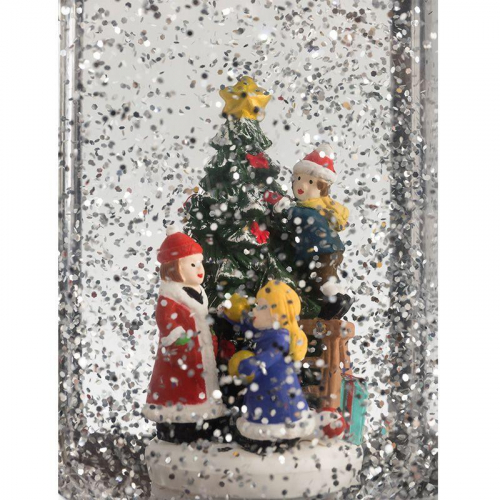 Фонарь декоративный с эффектом снегопада и подсветкой "Рождество" бел. NEON-NIGHT 501-065 в г. Санкт-Петербург  фото 6