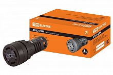 SQ0746-0001 Сигнализатор звуковой AD22-22M/k23 d22 мм 24В DC/AC черный TDM
