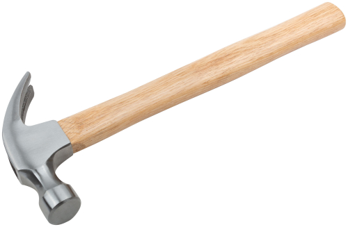 Молоток-гвоздодер, деревянная ручка 27 мм, 450 гр. в г. Санкт-Петербург  фото 2