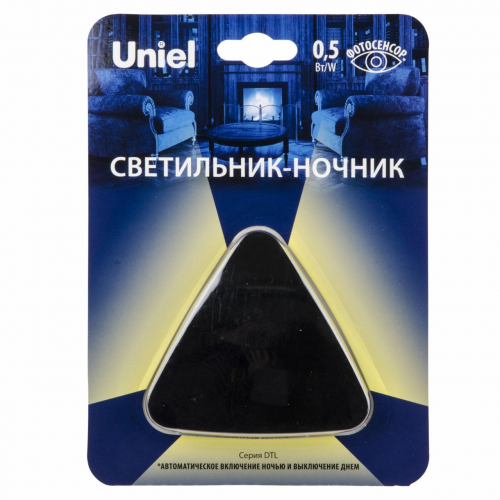 Светильник-ночник Uniel DTL-320 Треугольник/Black/Sensor UL-00007224 в г. Санкт-Петербург  фото 2