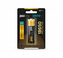 Аккумулятор 18650 3.7В Li-Ion 2500мА.ч с защитой (блист. 1шт) JazzWay 5059849 в г. Санкт-Петербург 