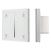 027112 Панель SMART-P35-DIM-IN White (230В 0-10В Sens 2.4G) (IP20 пластик) Arlight 
