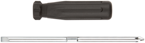 Отвертка с переставным жалом, CrV сталь, черная пластиковая ручка 6х70 мм PH2/SL6 в г. Санкт-Петербург 