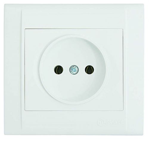 42001022 Розетка СП Defne 16А IP20 без заземл. бел. Makel 