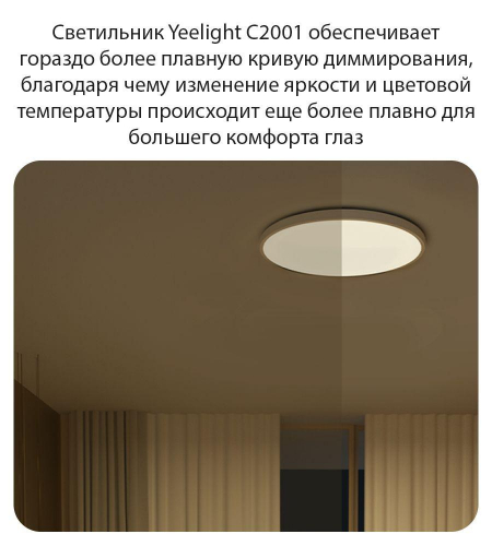 Потолочный светодиодный светильник Yeelight Ceiling Light C2001C550 -550мм YLXD037 в г. Санкт-Петербург  фото 4