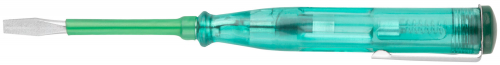 Отвертка индикаторная, зеленая ручка, 100-500 В, 140 мм 56520 в г. Санкт-Петербург 