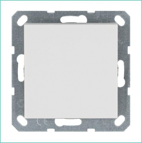 G3011W Выключатель 1-кл. 10А IP20 механизм бел. глянцевый Jasmart 