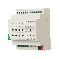 041250 Актуатор KNX-4063-82-WTO-CL-DIN (BUS/230В 6х300мА KNX Secure) IP20 пластик INTELLIGENT ARLIGHT 