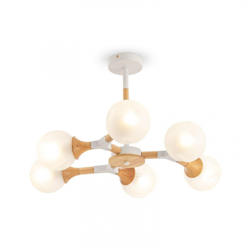 FR5105CL-06W Светильник Amy 60Вт E27х6 IP20 потолочн. Freya 