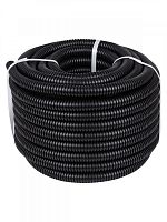 SQ0413-2502 Труба гофрированная ПНД d 20 с зондом (25 м) легкая черная TDM