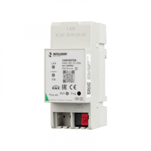 049902 Конвертер KNX-301-72-DIN Grey (BUS RJ-45 KNX-IP) IP20 Пластик INTELLIGENT Arlight 