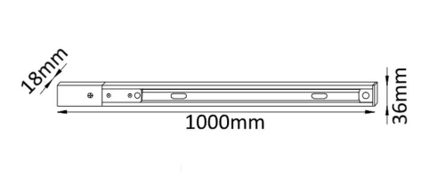 Шинопровод однофазный с питанием и заглушкой Crystal Lux CLT 0.11 01 L1000 BL в г. Санкт-Петербург  фото 2