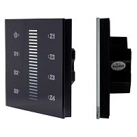 037189 Панель сенсорная DALI-901-11-ADDR-3SC-DIM-DT6-IN Black (BUS) (IP20 пластик) INTELLIGENT ARLIGHT 