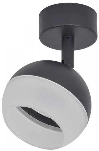 LT-USB0-4011-GX53-1-K02 Светильник 4011 GX53 настенно-потолочный черн. IEK 