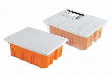 SQ1402-1008 Распаячная коробка СП 120х92х45мм, крышка, IP20, инд. штрихкод, TDM