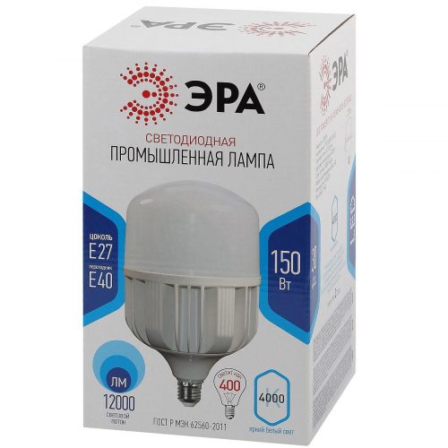 Лампа светодиодная ЭРА LED POWER T160-150W-4000-E27/E40 Б0051795 в г. Санкт-Петербург  фото 3