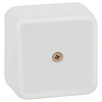 Б0058701 Коробка распаячная 50х50х20мм без клеммы IP40 бел. BS-W-50-50-20 Эра 