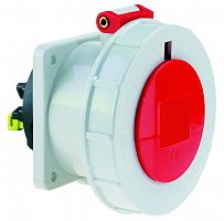 13745 Розетка встраиваемая 16А 5п 3P+N+PE 6ч 400В IP67 75х75 Quick Connect Bals 