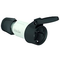 7487 Розетка кабельная Schuko 16А 3п 2P+E 250В IP54 Multi-grip сер. Bals 