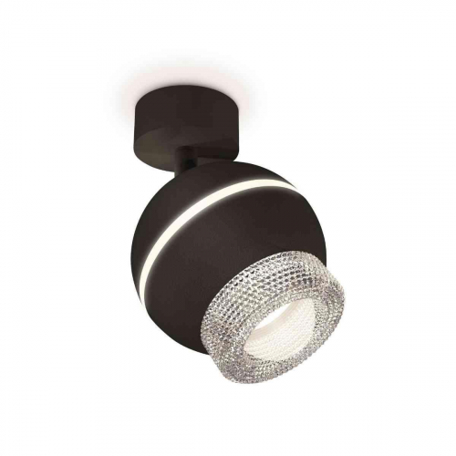Комплект накладного светильника Ambrella light Techno Spot XM1102010 SBK/CL черный песок/прозрачный (A2210, C1102, N7191) в г. Санкт-Петербург 