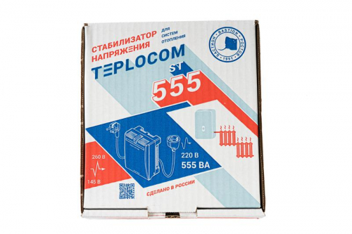 Стабилизатор напряжения TEPLOCOM ST-555 1ф 555В.А 145-275В Бастион 555 в г. Санкт-Петербург  фото 10