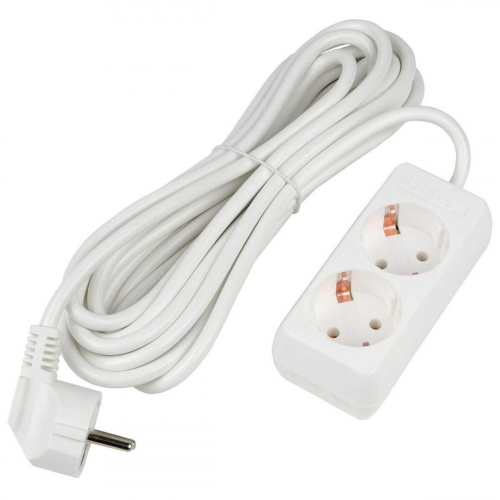 Удлинитель Uniel Ultra 2гн х 5м с/з S-GCU2-5 White UL-00009999 в г. Санкт-Петербург 