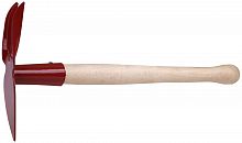 Мотыжка комбинированная с деревянной ручкой, 3 витых зуба, профиль лепесток в г. Санкт-Петербург 