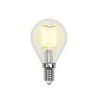UL-00002201 Лампа светодиодная LED-G45-6Вт/WW/E14/CL GLA01TR прозр. Uniel 