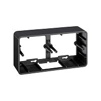 R450-14 Коробка для наружн. монтажа на 2-мод. K45 графит Simon Connect 
