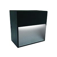 UL-00006804 Светильник светодиодный архитектурный ULU-S03A-3W/4000К IP54 BLACK уличный накладной бел. свет корпус черн. Uniel 