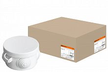 SQ1401-0101 Распаячная коробка ОП D65х40мм, крышка, IP54, 4вх. TDM