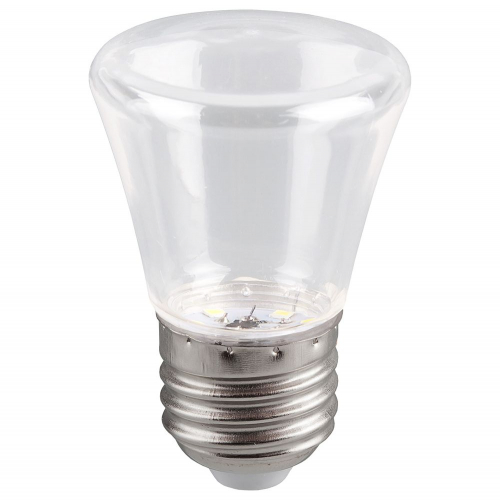Лампа светодиодная Feron LB-372 Колокольчик прозрачный E27 1W 6400K 25908 в г. Санкт-Петербург  фото 2