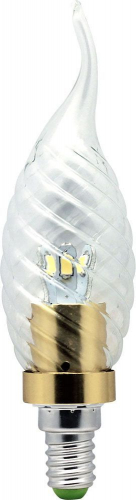 Лампа светодиодная, 6LED(3.5W) 230V E14 2700K золото, LB-78 25370 в г. Санкт-Петербург 